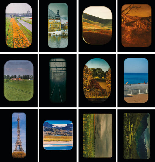 Europe Postcard Art Print Train Travel Katie Edwards Photography London