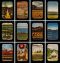 USA Postcard Art Print Train Travel Katie Edwards Photography London