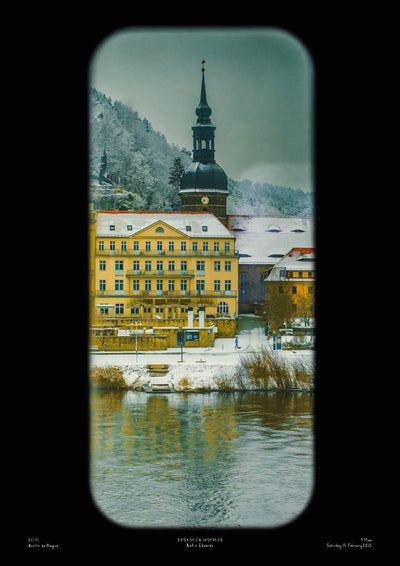 Berlin Prague Poster Art Print Train Travel Katie Edwards Photography London